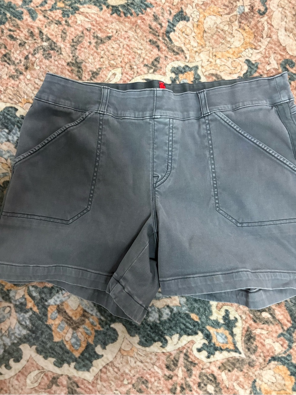 SPANX Slate Gray Everyday Utility Bermuda Shorts